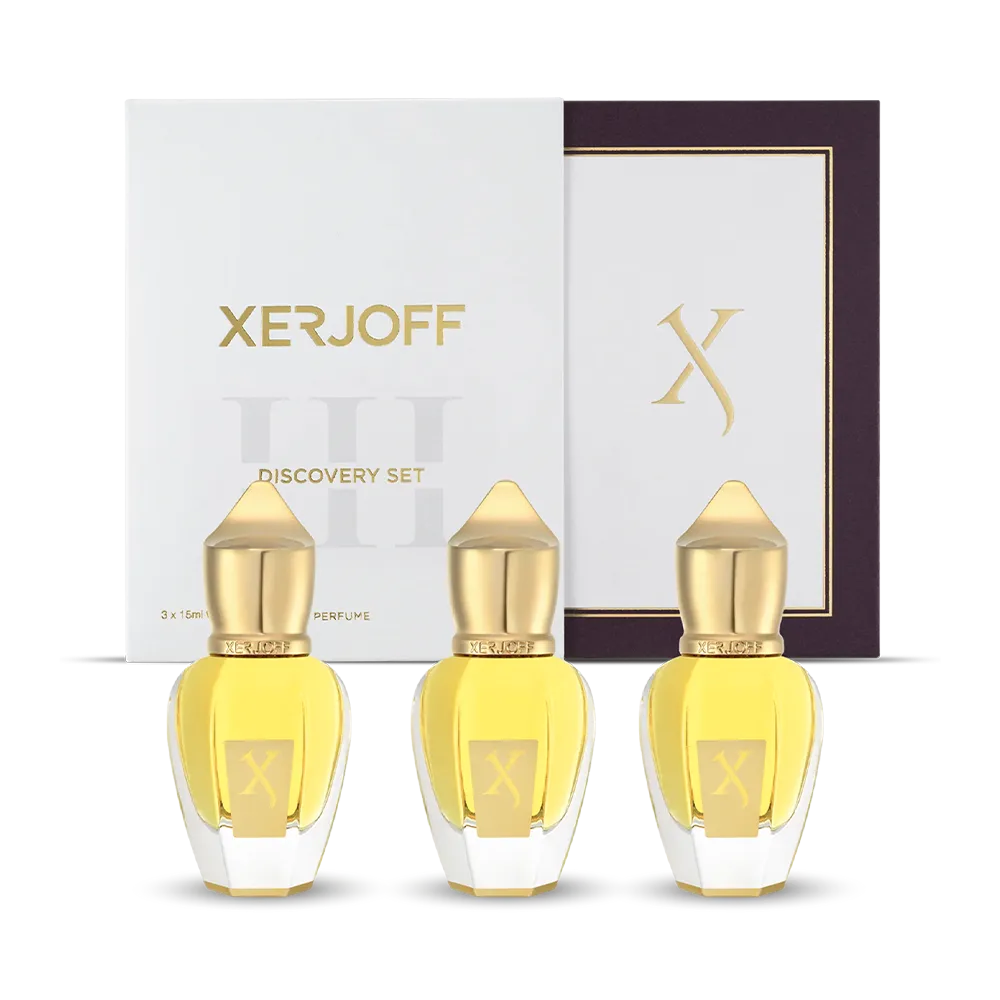 Discovery set III Naxos Alexandria II Golden Dallah de Xerjoff
