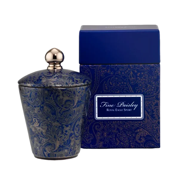 Blue Fine Paisley Scented Candle de Stefano Ricci
