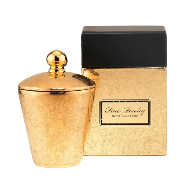 Gold Fine Paisley Scented Candle de Stefano Ricci